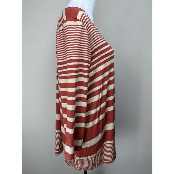 Nurture Ladies Top Size XL Long Sleeve Scoop Neck Rust Tan Soft Lagenlook Fall - Picture 4 of 13